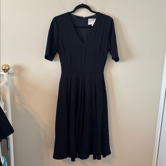 Gal Meet Glam Edith V-Neck Fit and Flare Dress